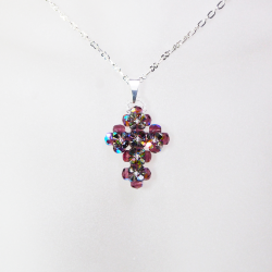 Pendant 45cm - Theophanie-Silver Chain - Pendant 45cm - Laiton argenté